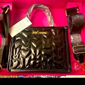 Betsey Johnson  Heart Multi 3pc Gift Set Mini Satchel